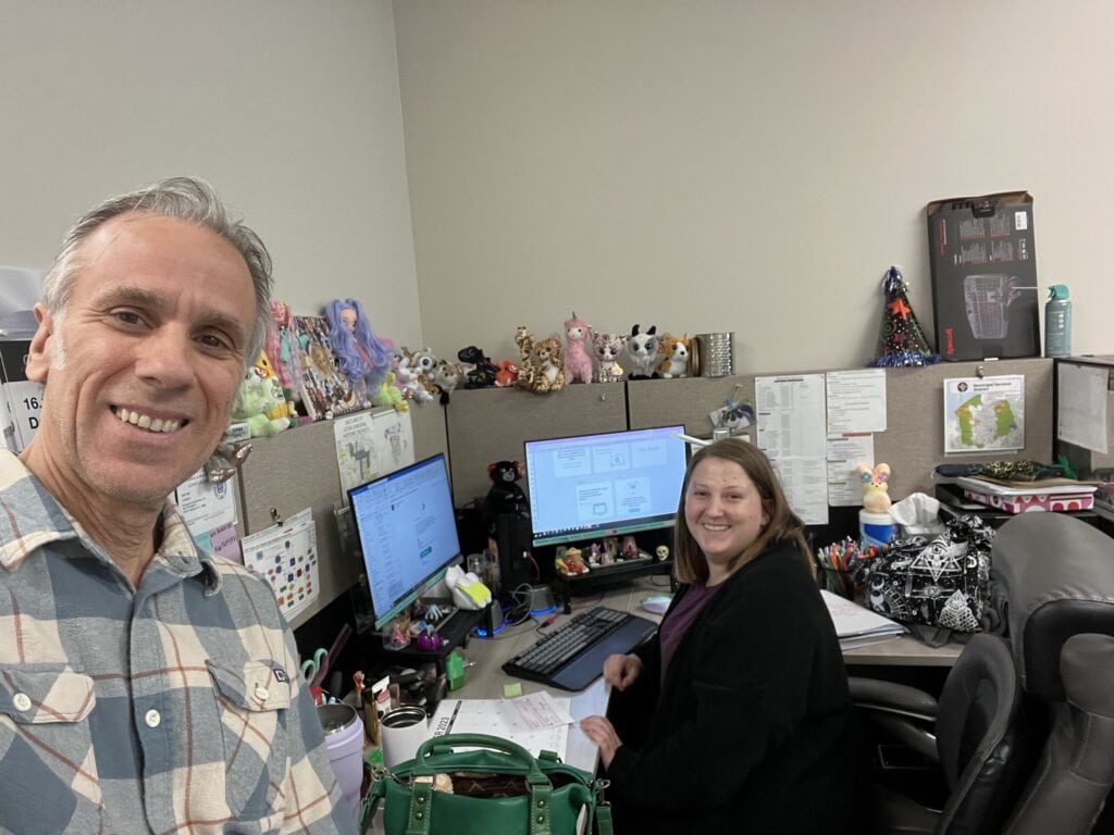 iSmart Storage Software Greg Kapitan helping a merchant