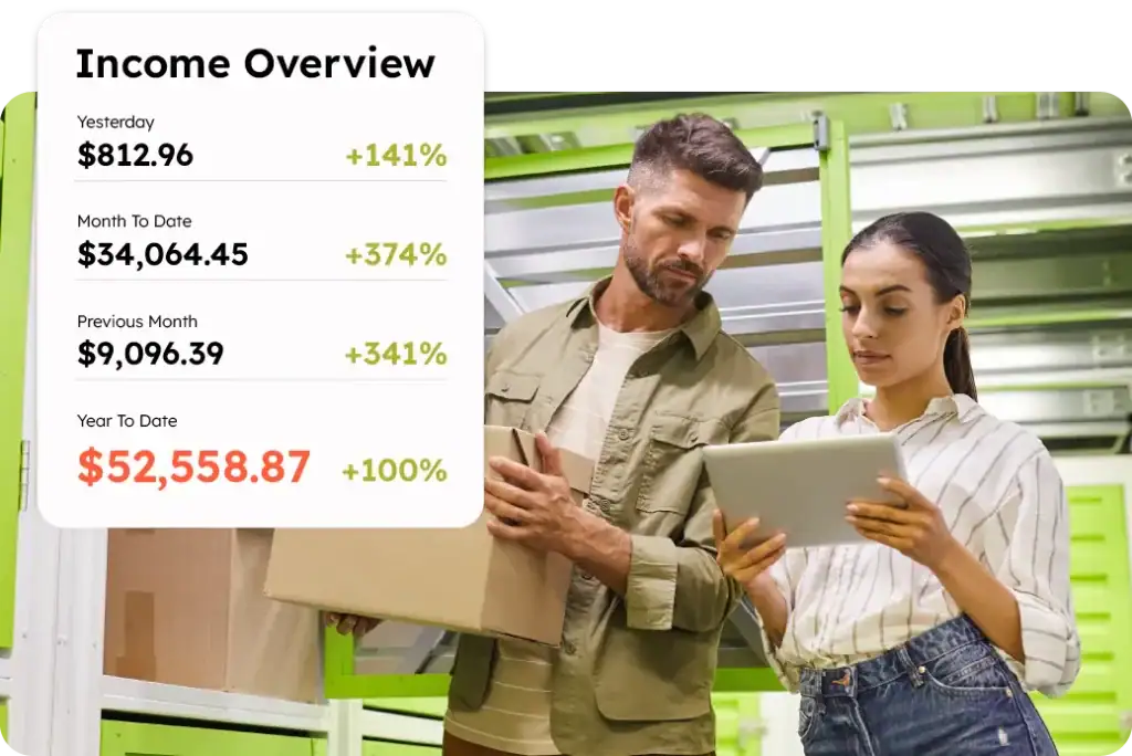 people at self storage