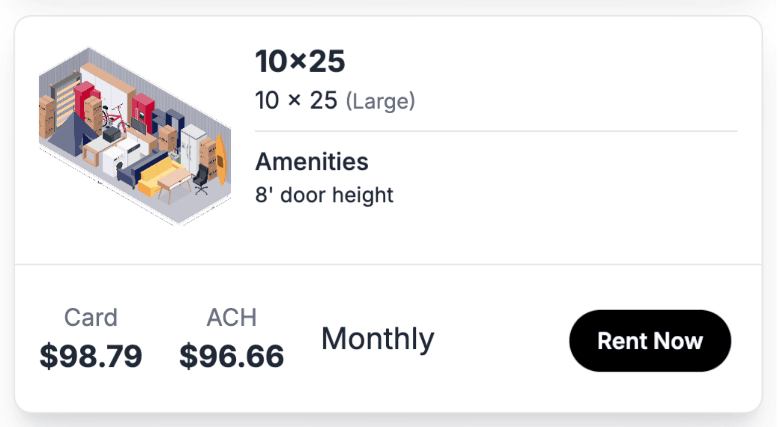 dual pricing self storage software ismart