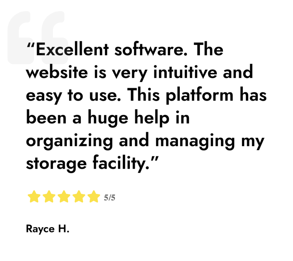 iSmart Self Storage Software Provider Reviews 1