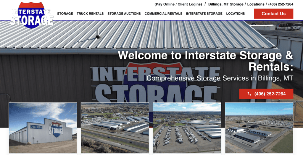 Interstate Self Storage Website Management Software