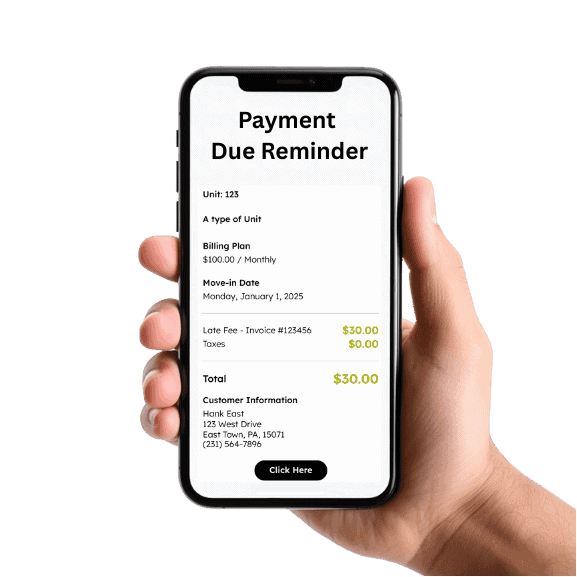 Land Rent Due Text Message Reminders