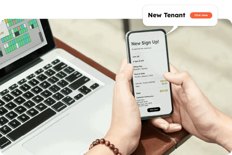 new renters help with cash flow for storage units